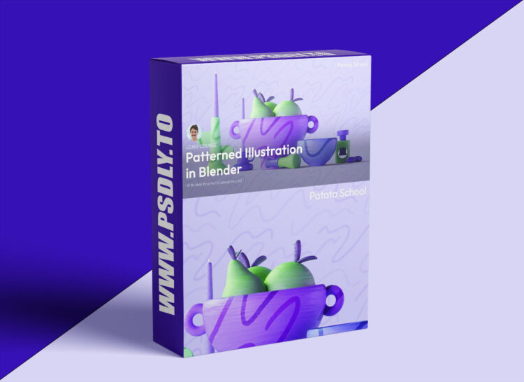 Patata School - Patterned Illustration in Blender 1 Patata School - Patterned Illustration in Blender