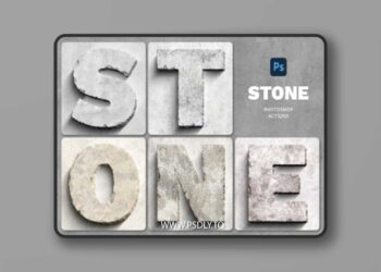 Stone Effect Photoshop Action