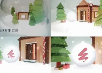 Videohive Snow Globe Logo Reveal for After Effects 55500085