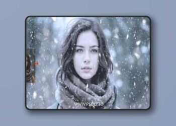 Winter Portrait Snow Effect