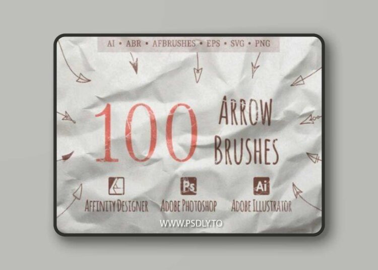 100 Stretchless Arrow Brushes 1 100 Stretchless Arrow Brushes