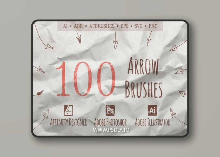 100 Stretchless Arrow Brushes QF5HLM7 1 100 Stretchless Arrow Brushes QF5HLM7