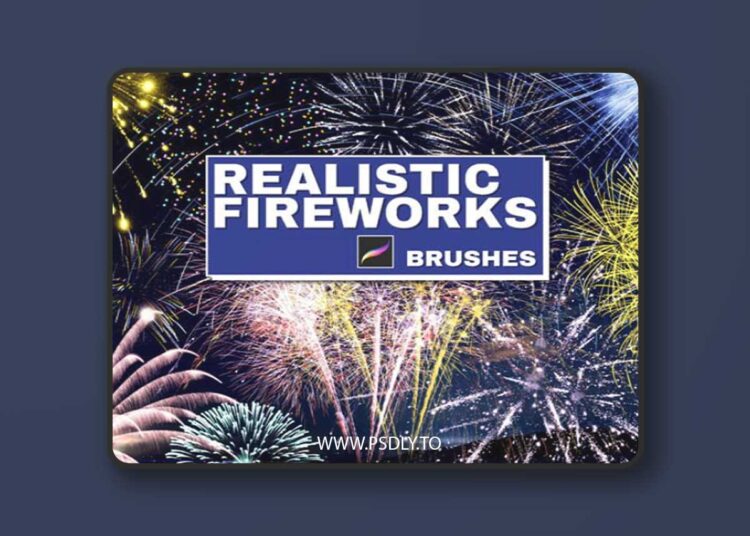 30 Realistic Fireworks Brushes for Procreate 1 30 Realistic Fireworks Brushes for Procreate