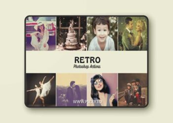 Retro Photoshop Actions Bundle - 20 Effects