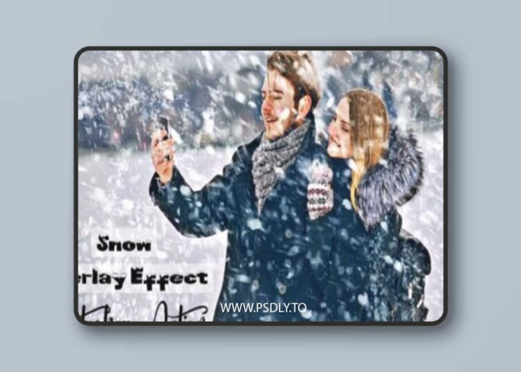 Snow Overlay Effect Photoshop Action 1 Snow Overlay Effect Photoshop Action