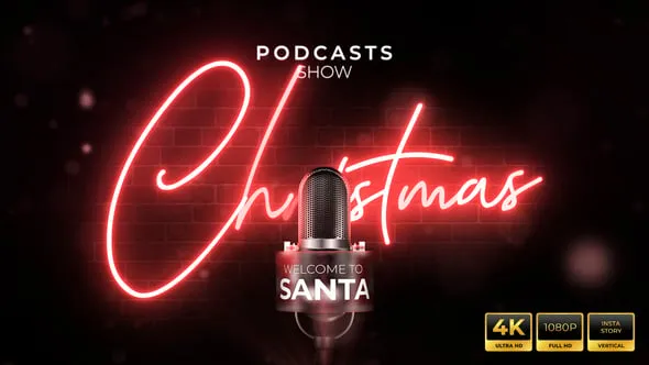 Videohive Christmas Podcast Show Opener 55647467 1 Videohive Christmas Podcast Show Opener 55647467
