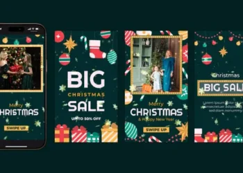 Videohive Merry Christmas Instagram Stories 55664894