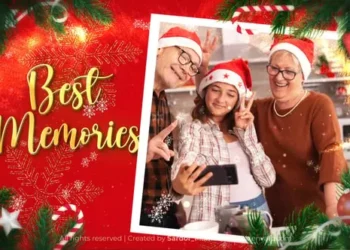 Videohive Merry Christmas Slideshow 2025 55628098