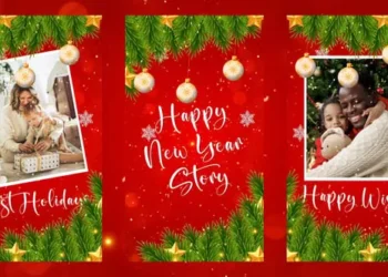 Videohive Merry Christmas and Happy New Year Instagram 55625109