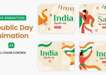 Videohive Republic Day illustration scene 55835069