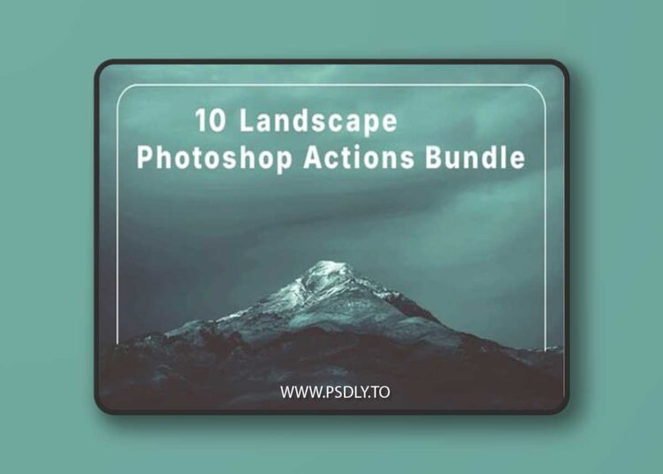 10 Landscape Photoshop Actions Bundle 1 10 Landscape Photoshop Actions Bundle