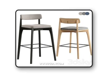3dsky Pro - Bar stool Aska. Latitude
