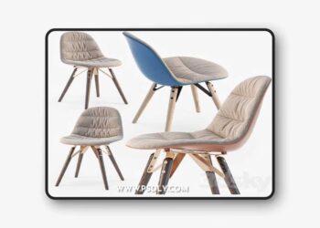 3dsky Pro - Bontempi Mood covered chair