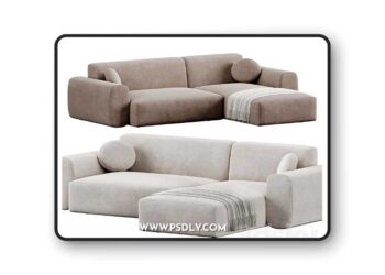 3dsky Pro - Corner sofa Cortegada | Sofa 3D Model