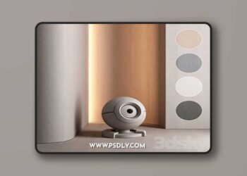 3dsky Pro - Decorative wall plaster paint colors set 06