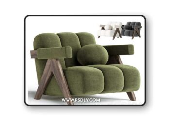 3dsky Pro - KARMAN Armchair by ARTIPIECES