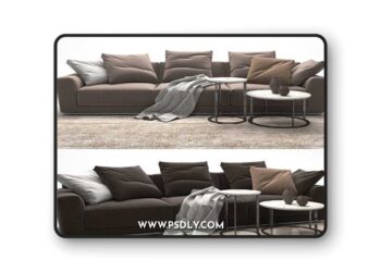 3dsky Pro - Luis Sofa - B & B Italia