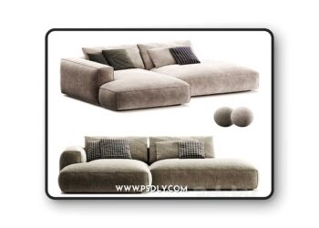 3dsky Pro - Mononova Roxen Sofa