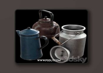 3dsky Pro - Old utensils 3d Model