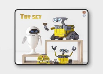 3dsky Pro - Toys and furniture set 54 3D Model