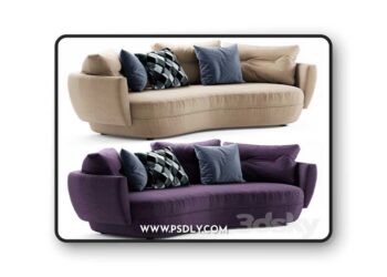 3dsky Pro - ligne roset ipanema curved