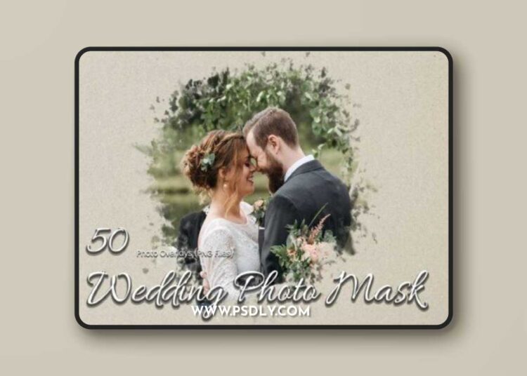 50 Wedding Photo Mask Overlays 1 50 Wedding Photo Mask Overlays