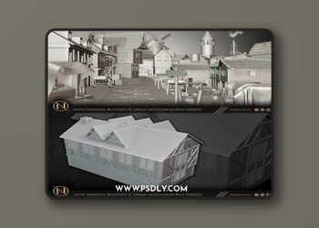 Arstation - Noya Medieval Building & Urban Accessories Base Meshes