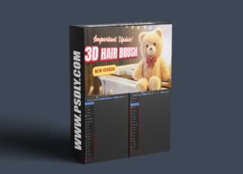 Blender Addon | 3D Hair Brush - Support New Hair System | Vfx Grace