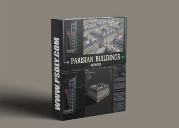 Blendermarket - Parisian Buildings - Beta Version