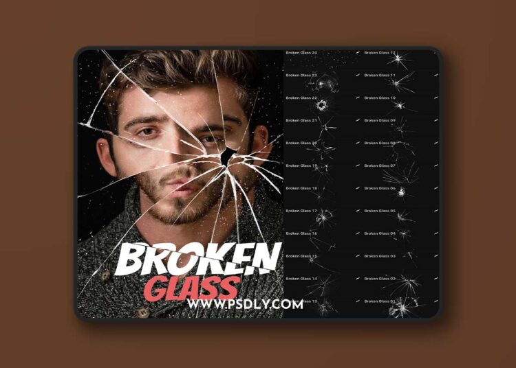 Broken Glass Stamps - Procreate Brushes 1 Broken Glass Stamps - Procreate Brushes