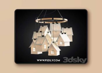 Chandelier Handmade 3D Model