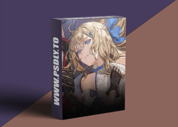 Coloso - Illustration of a character with a transparent coloring like water