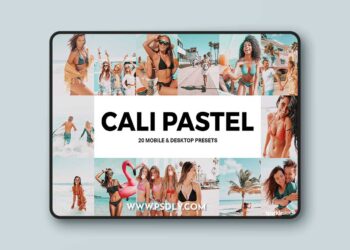 CreativeMarket - 20 Cali Pastel Lightroom Presets and LUTs