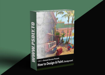 Creature Art Teacher - How to Design & Paint a Background Layout with Armand Serrano