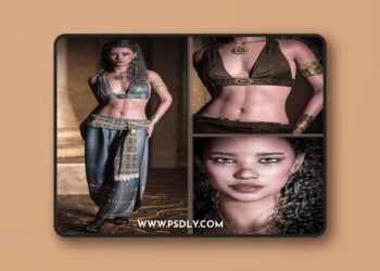 Daz3D - CB Bryn HD Character, Clothing and Textures Bundle for Genesis 9