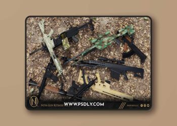 FlippedNormals - NOYA 50 Gun Kitbash Vol 3