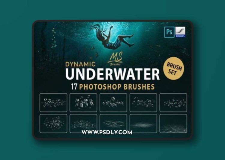 Underwater Photoshop Brushes 1 Underwater Photoshop Brushes