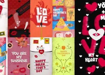 Videohive Valentine's Day Vertical Stories Package 56011675