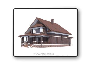3dsky Pro - ABS House V249 3D Model
