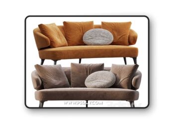 3dsky Pro - ASTON SOFA BY MINOTTI 3D Model