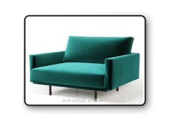 3dsky Pro - Armchair Misl Barhat Emerald 3D Model