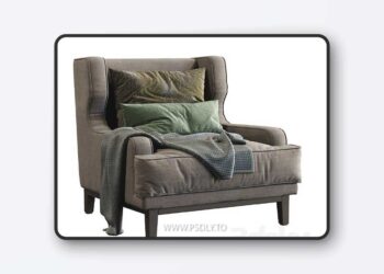 3dsky Pro - Armchair camille by porada