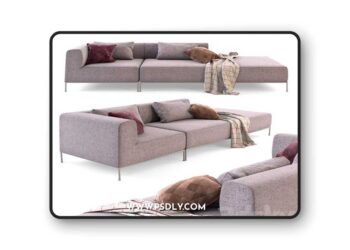 3dsky Pro - BoConcept Miami Sofa