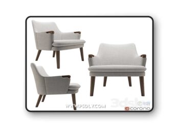 3dsky Pro - Carl Hansen CH71 3D Model