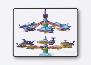 3dsky Pro - Carousel 3D Model