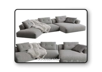 3dsky Pro - Cassina SENGU BOLD 3D Model