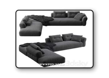 3dsky Pro - Cassina SENGU BOLD corner