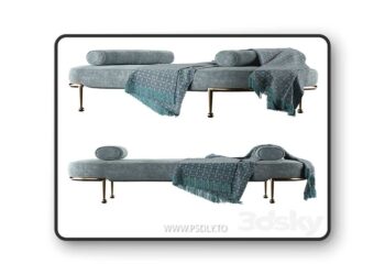 3dsky Pro - Charade Capsule Daybed by Jonathan Adler