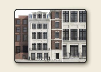 3dsky Pro - Classic facade 3D Model
