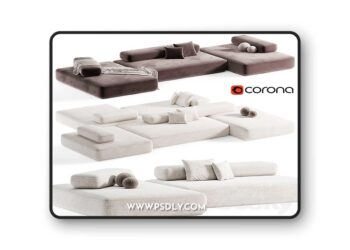 3dsky Pro - Composition Sofa Modular Sofa
